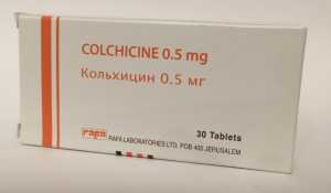 Инструкция по применению препарата Колхицин при лечении подагры
