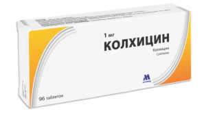 Эффективный препарат для лечения подагры Колхицин